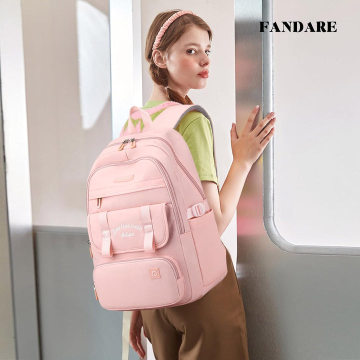 FANDARE Schulranzen Mädchen Schulrucksack Schultasche Kinderrucksack Jungen Handgepäck Rucksack Schu