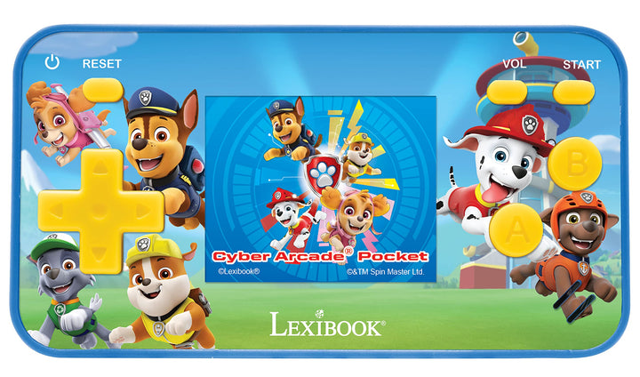 Lexibook Paw Patrol Helfer auf Vier Pfoten Chase Cyber Arcade Pocket Tragbare Spielkonsole, 150 Gami