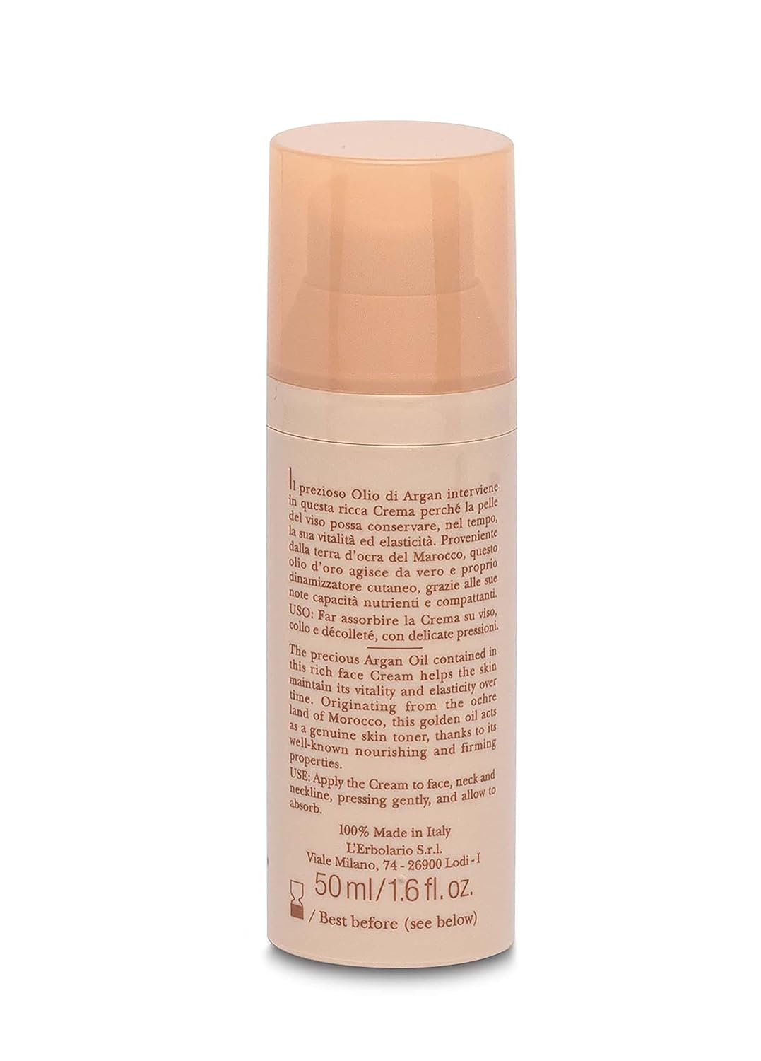 L'Erbolario Arganöl Gesichtscreme, 1er Pack (1 x 50 ml)