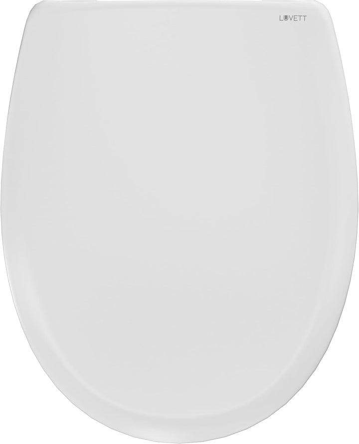 LUVETT® Toilettendeckel mit Absenkautomatik C770 oval, WC-Sitz mit 3 Befestigungsvarianten zur Wahl,