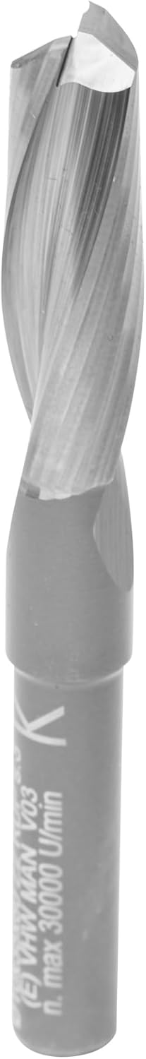 ENT 10032 Spiralnutfräser Premium VHW, Schaft (S) 8 mm, Durchmesser (D) 10 mm, NL 35 mm, GL 80 mm D=