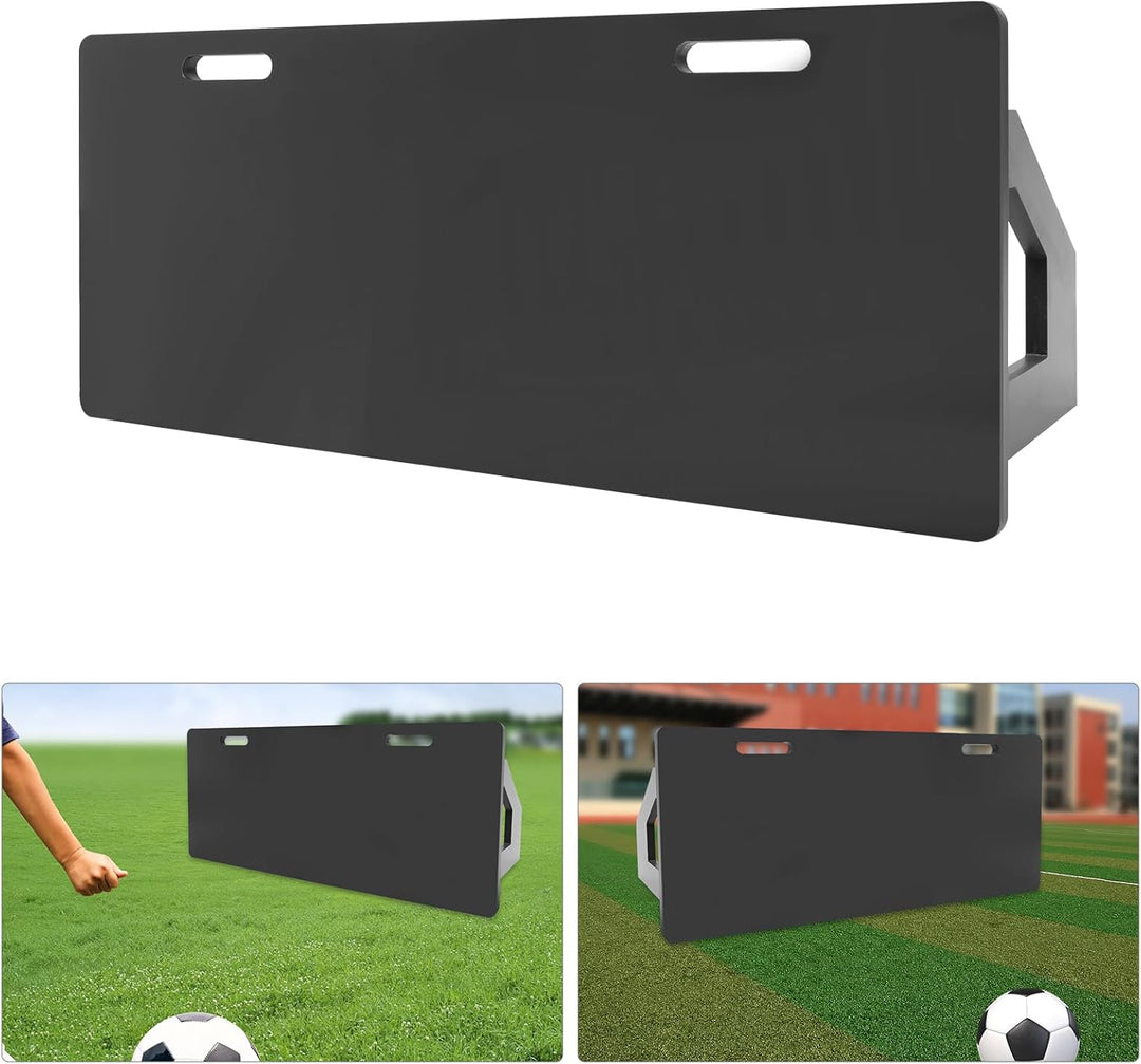 Schwarz Fussball Rebounder Board, Faltbare tragbare Fussball Rebound Wand, für Passing und Schiessen