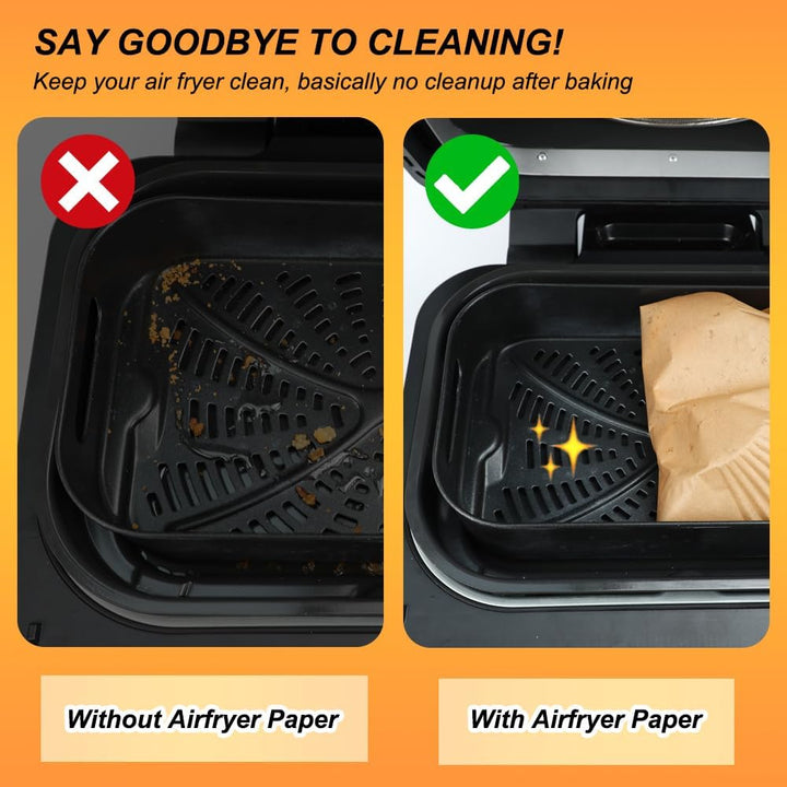 BYKITCHEN Airfryer Backpapier for Ninja Foodi MAX Grill und Heissluftfritteuse [AG551EU][AG551EUCP],