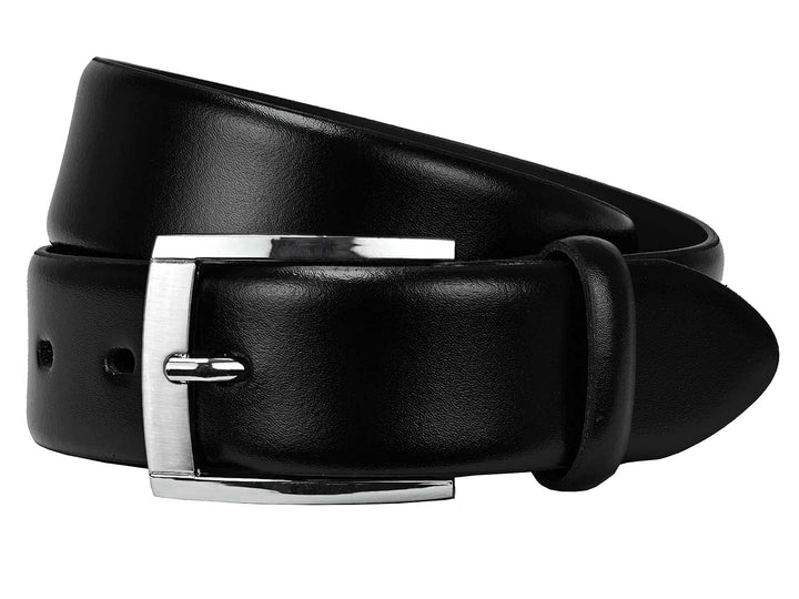 LLOYD-Herren-Ledergürtel 35 mm Dorn-Schliesse Schwarz 85, Schwarz 85