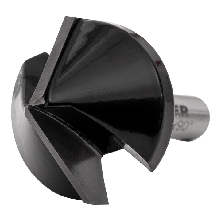 STIER Gipskartonfräser Rigipsfräser, 90° Winkel, D32 mm, 8 mm Schaft für Oberfräsen, 32 mm Durchmess