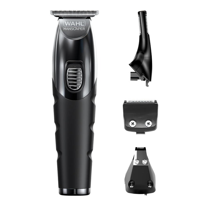 WAHL Manscaper Toolbox, Multigroomer, Bartschneider, Haarschneider, Lithium-Power, USB-Ladung, Schut