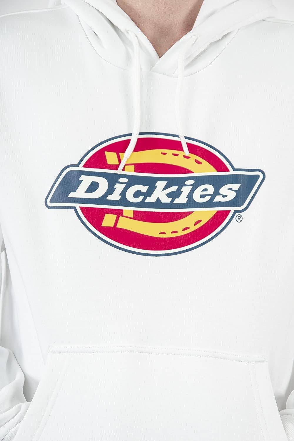 Dickies Herren Icon Logo Hoodie Hooded Sweatshirt XS Weiss, XS Weiss
