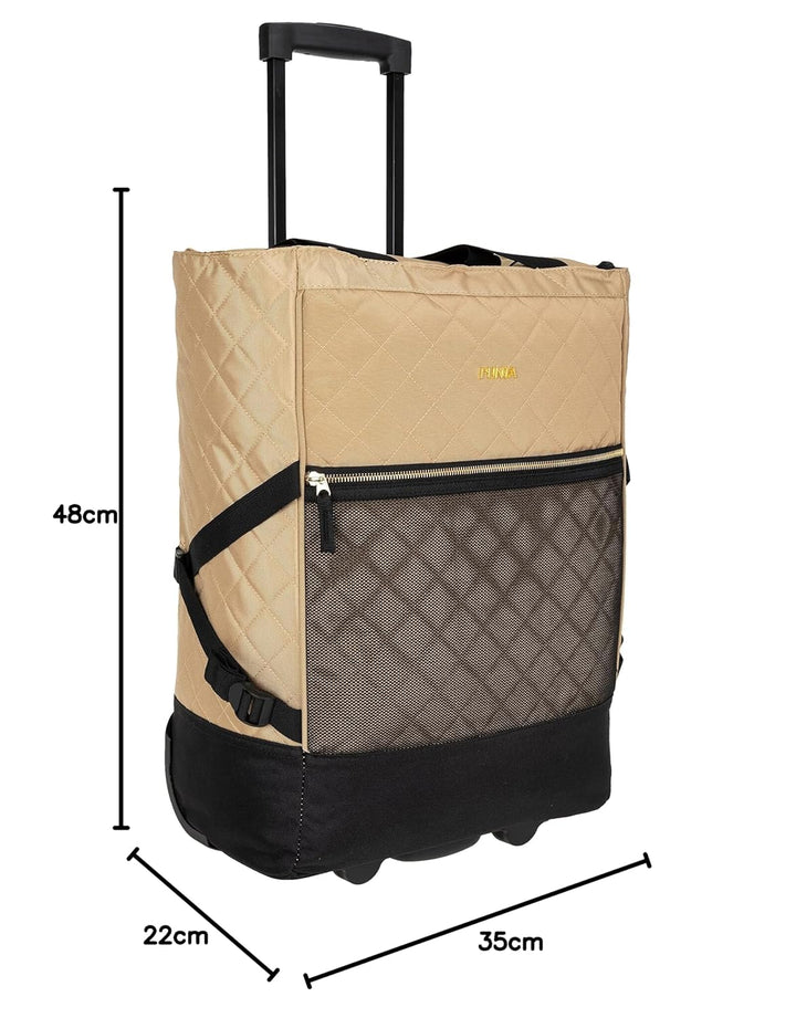 Punta 2er Set Wheel Einkaufstrolley Einkaufsroller + Faltschopper [Auswahl] (Gold Classy 10422-2900)