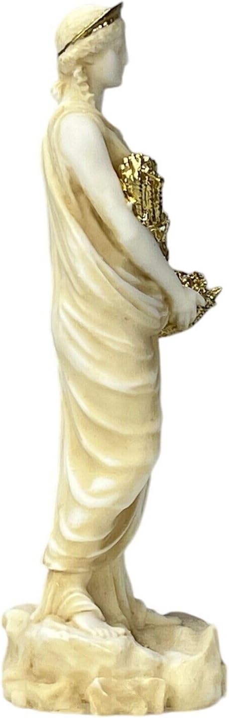 Demeter Ceres Göttin Mutter der Natur Griechische Statue Skulptur Figur Alter Farbe