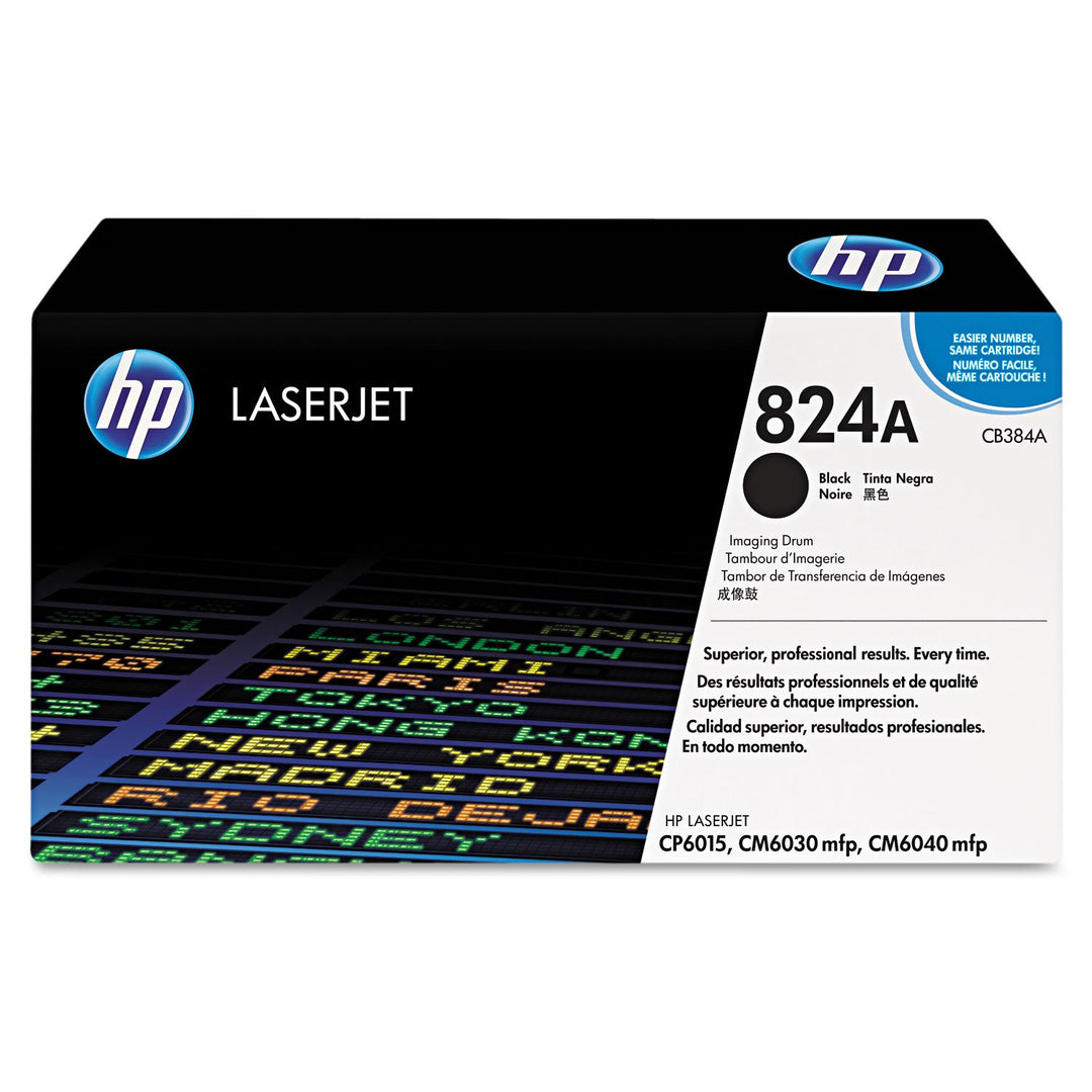 HP 824A Trommel schwarz CB384A, Schwarz