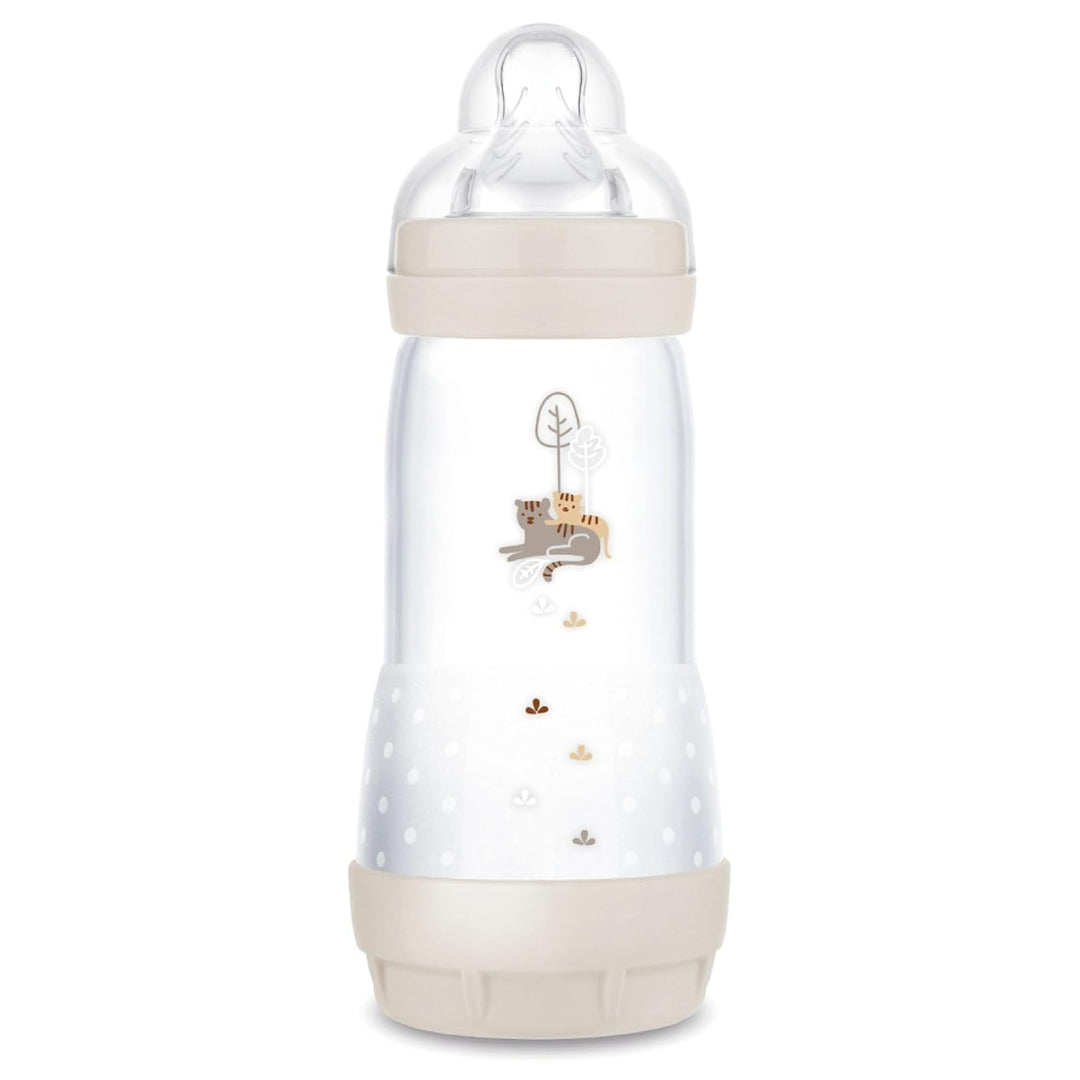 MAM - Easy Start Anti-Colic Flasche 4+ Monate, schneller Durchfluss (320 ml), Sand – Flasche zur Red