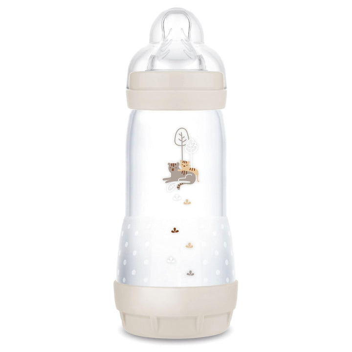 MAM - Easy Start Anti-Colic Flasche 4+ Monate, schneller Durchfluss (320 ml), Sand – Flasche zur Red