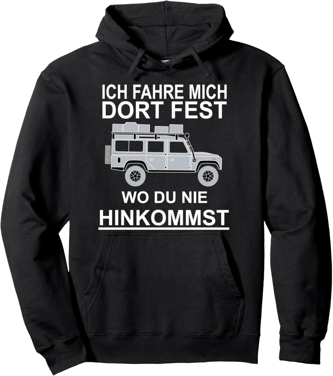Defender Dachzelt Offroad 4x4 Reisefahrzeug Pullover Hoodie