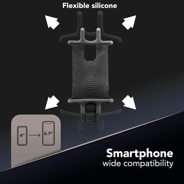 cellularline | Rider Power Bank | Halterung mit integriertem Band zum Befestigen der Powerbank am Le