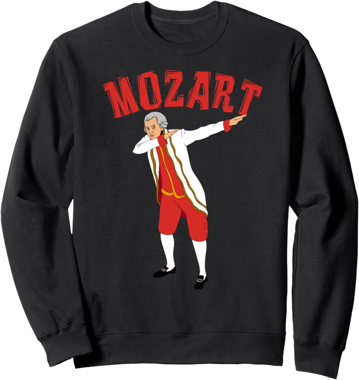 Dabbing Mozart Famous Composer Funny Classical Music Mozart Sweatshirt