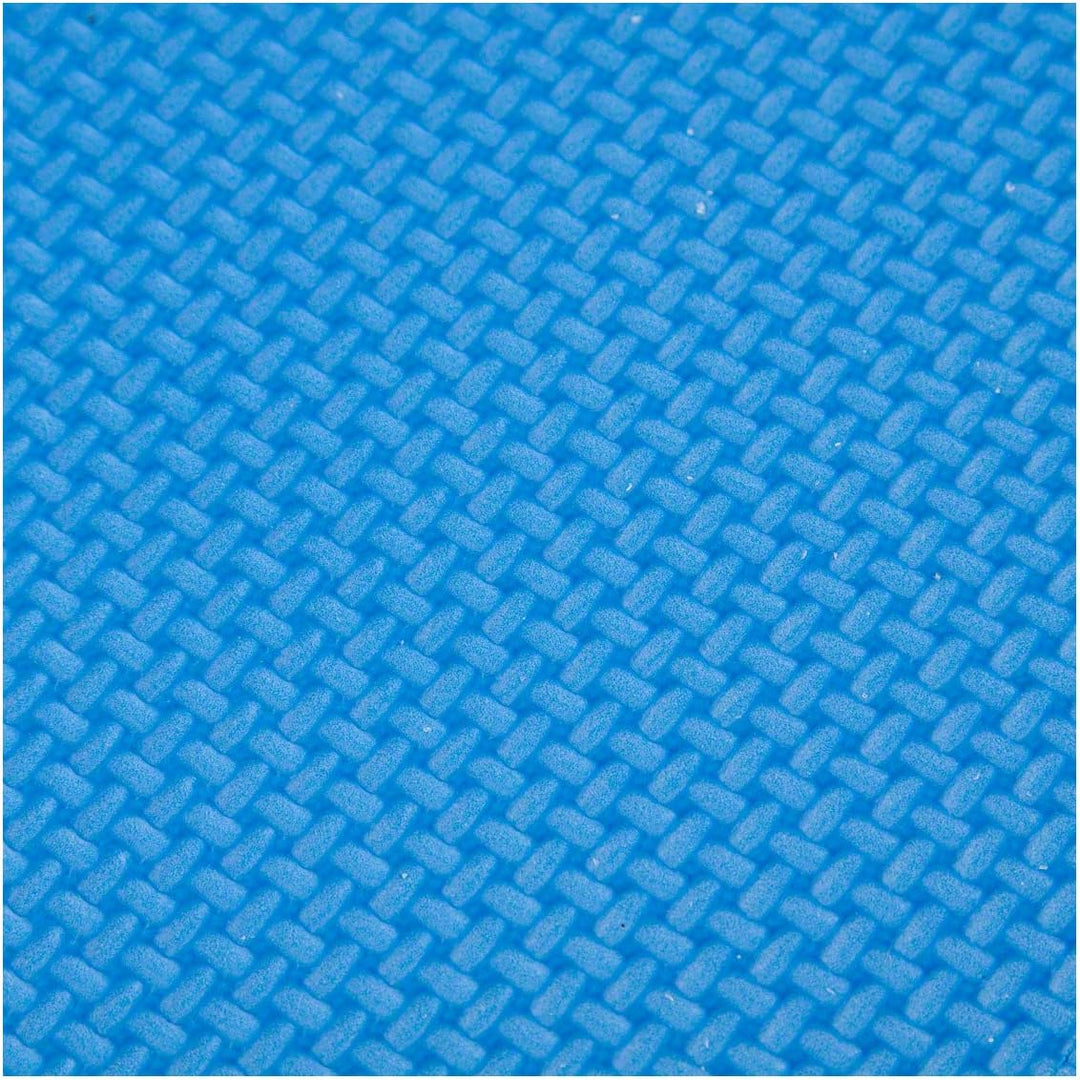 Vario-Step Gymnastikmatte Bodenmatte Sportmatte, Fitnessmatte 60x60 cm Blau, Blau