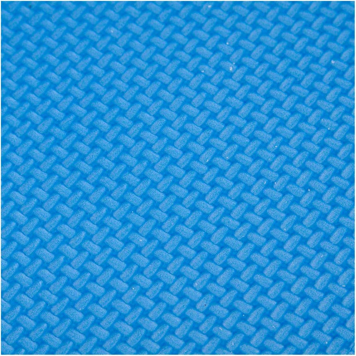 Vario-Step Gymnastikmatte Bodenmatte Sportmatte, Fitnessmatte 60x60 cm Blau, Blau