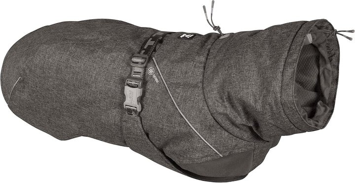 Hurtta Expedition Parka Wintermantel für Hunde, Hundemantel Warm für Winter, Blackberry Schwarz 70 c