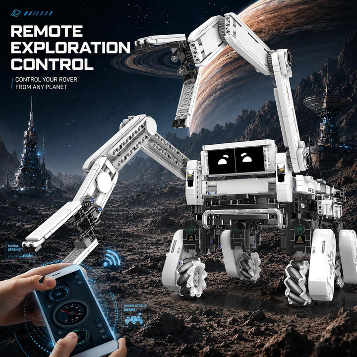 Mould King 21075 Roboter Kinder Programmierbar and Ferngesteuerter, APP und Fernbedienung Technik Ro