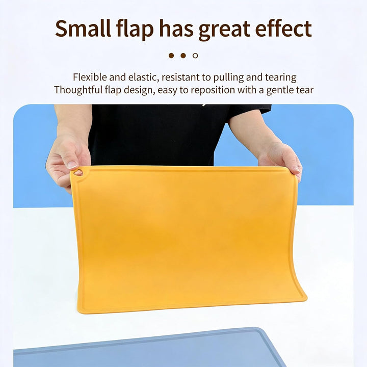 2 Stück Malunterlage für Kinder 60x40cm, Silikon Bastelunterlage Gross A2 Silikon Malunterlage mit A