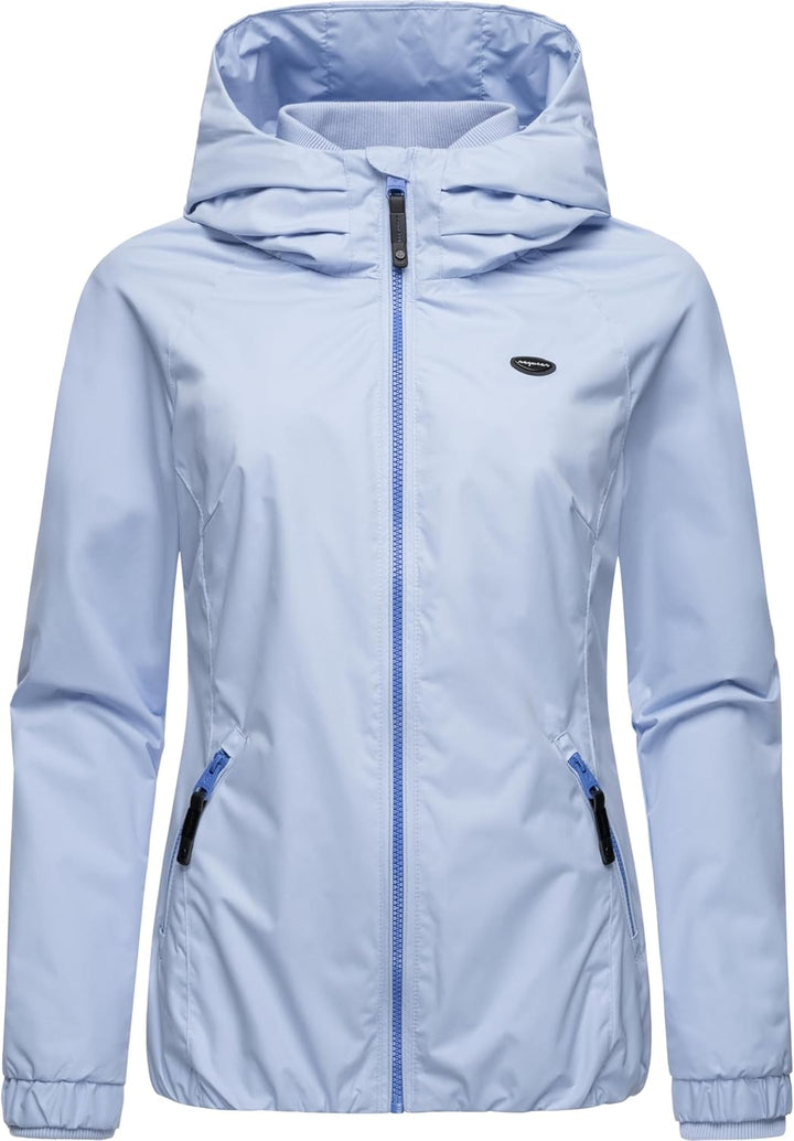 Ragwear Damen Übergangsjacke leichte Jacke kurz mit Kapuze Dizzie XS-6XL S Cloud024, S Cloud024