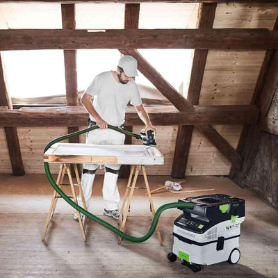 Festool Akku-Absaugmobil CTLC MIDI I-Plus CLEANTEC (mit Hauptfilter, SELFCLEAN Filtersack, Saugschla