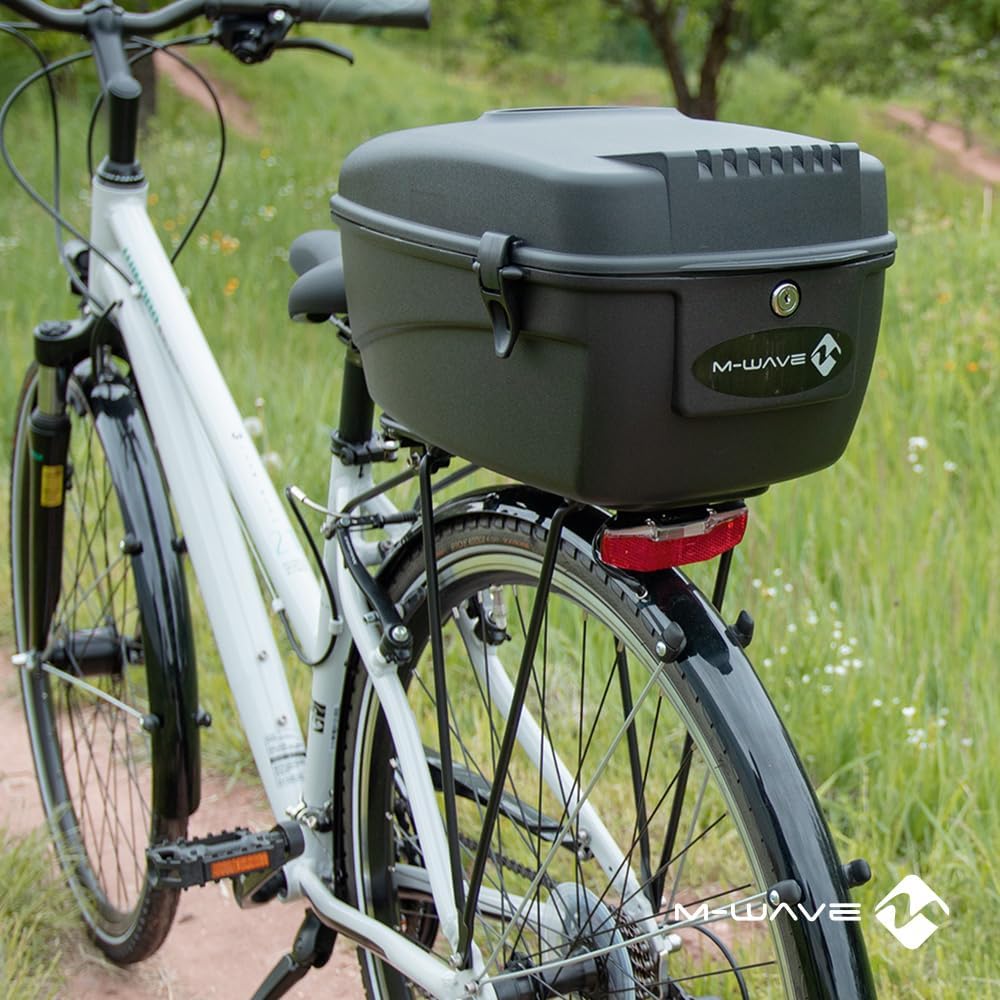 M-Wave Fahrradkoffer, schwarz, 17 l