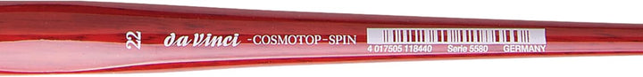 da Vinci Watercolor Series 5580 CosmoTop Spin Pinsel, rund, Synthetik mit rotem Griff, Grösse 22 (55