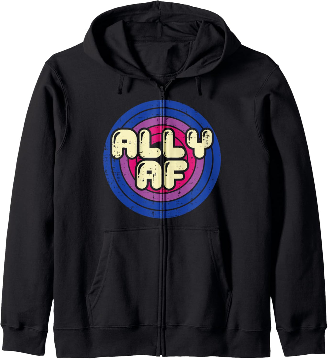 All AF Bisexual Color Retro Bi Pride Flag LGBTQ Men Women Kapuzenjacke