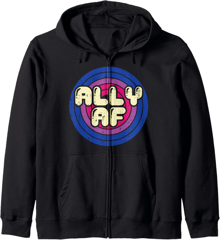 All AF Bisexual Color Retro Bi Pride Flag LGBTQ Men Women Kapuzenjacke