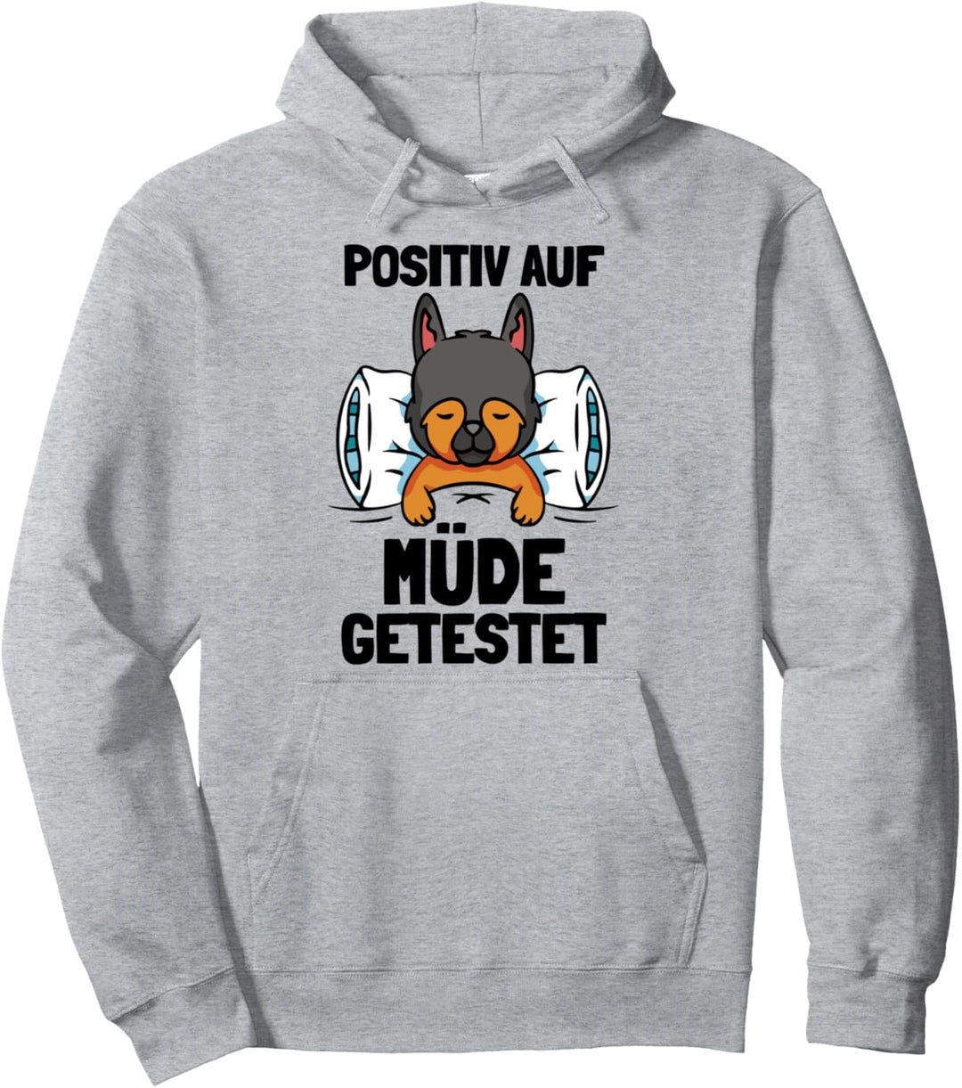 Positiv Auf Müde Getestet - Süsses Schlaf Hunde Pullover Hoodie