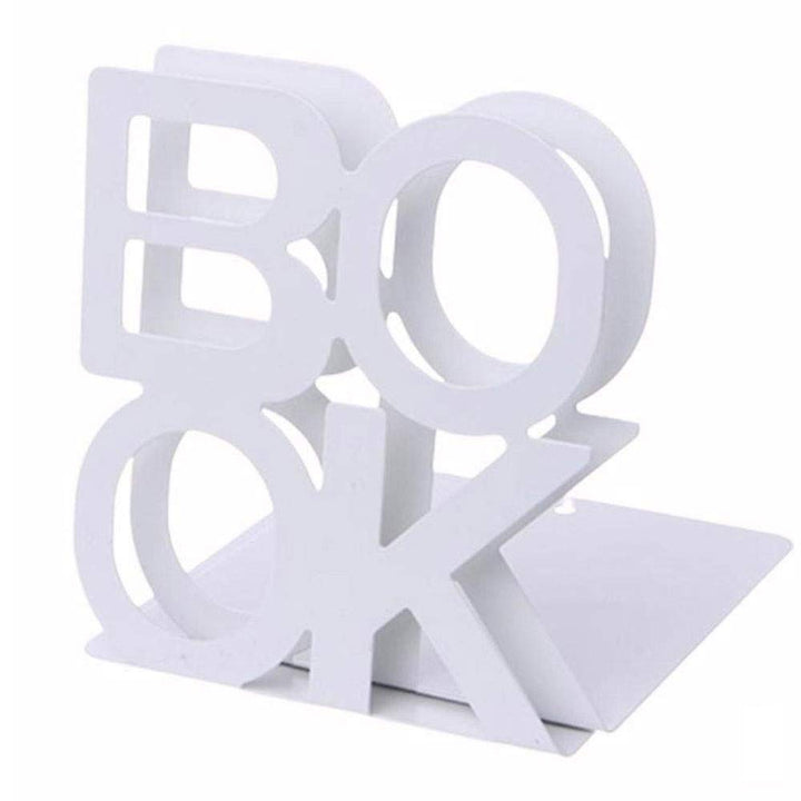 L-förmige Metall-Buchstützen, strapazierfähig, Buchstützen, Ständer, Schreibtisch-Organizer, Bücherr