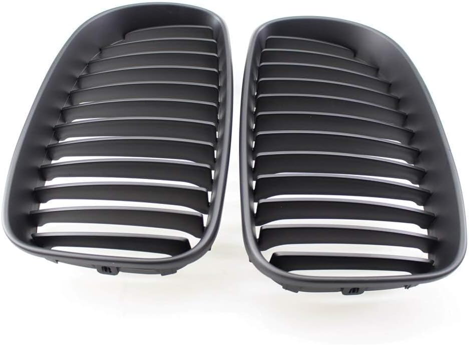 Kühlergrill für E81, E82, E87, E88, LCI 2008-2011, Schwarz, matt, 2 Stück