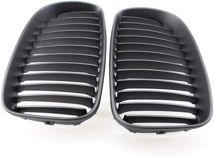 Kühlergrill für E81, E82, E87, E88, LCI 2008-2011, Schwarz, matt, 2 Stück