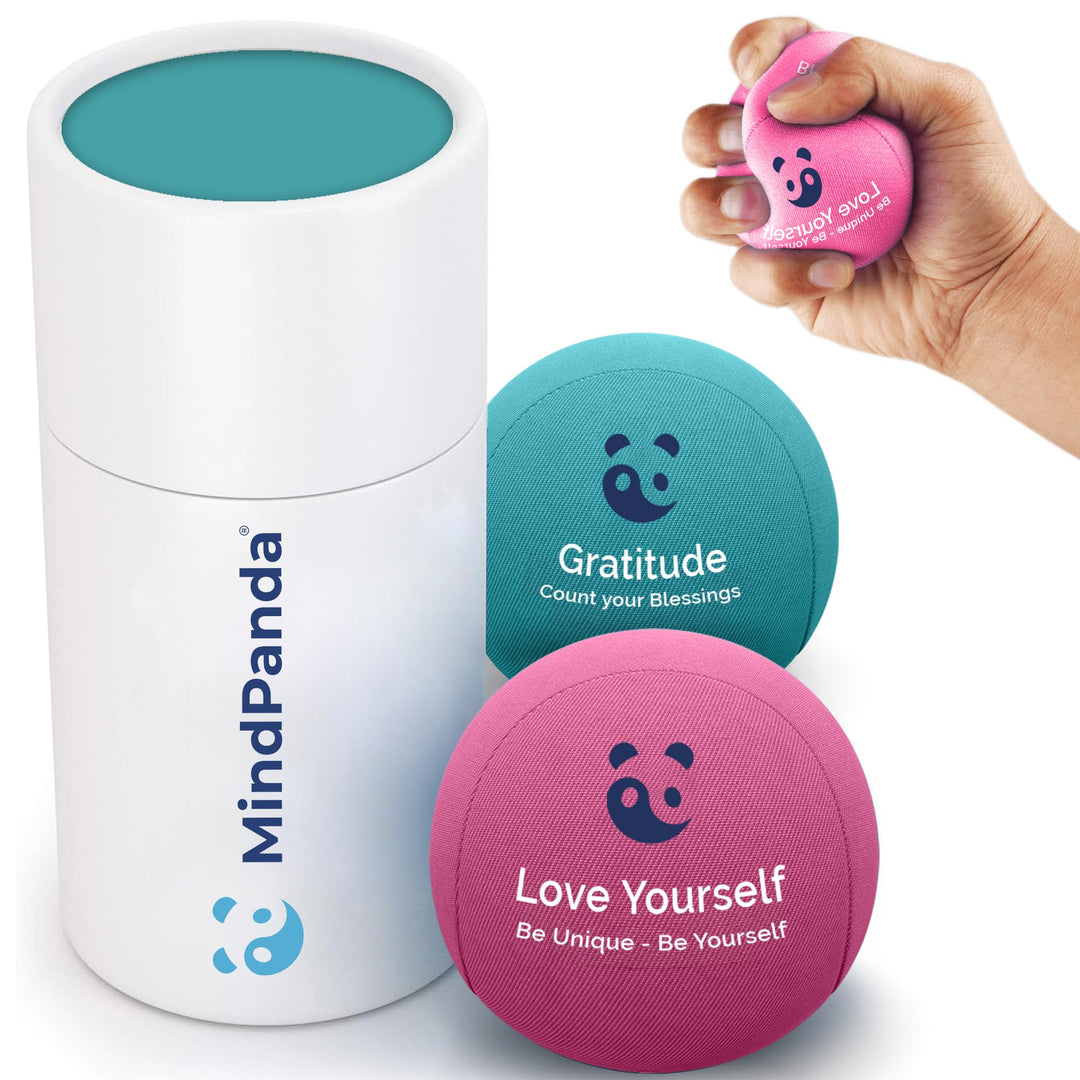 MindPanda Geist & Körper Gel-Stressball für Erwachsene – Handtherapie Anti Stress Bälle Quetschbälle
