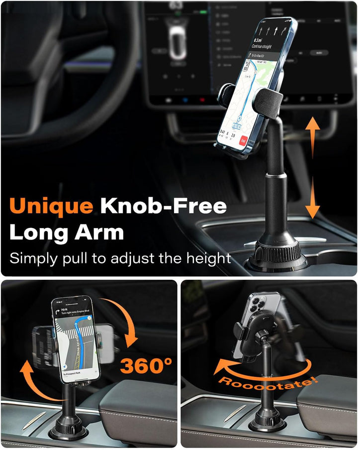 APPS2Car Handyhalterung Auto Getränkehalter, Handyhalterung Auto Becherhalter, Mercedes Handy Halter