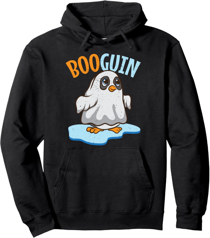 Halloween Booguin Pinguin als Gespenst Geschenk, Kostüm Pullover Hoodie