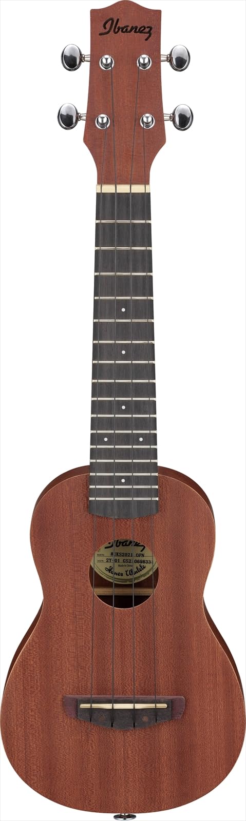 Ibanez Sopran Ukulele inklusive Gigbag - Open Pore Natural Finish (UKS100-OPN)