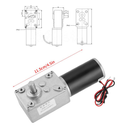 Getriebemotor DC 12V 200 RPM Turbo Wurm Permanentmagnet Reduktion Motor 5840-31ZY