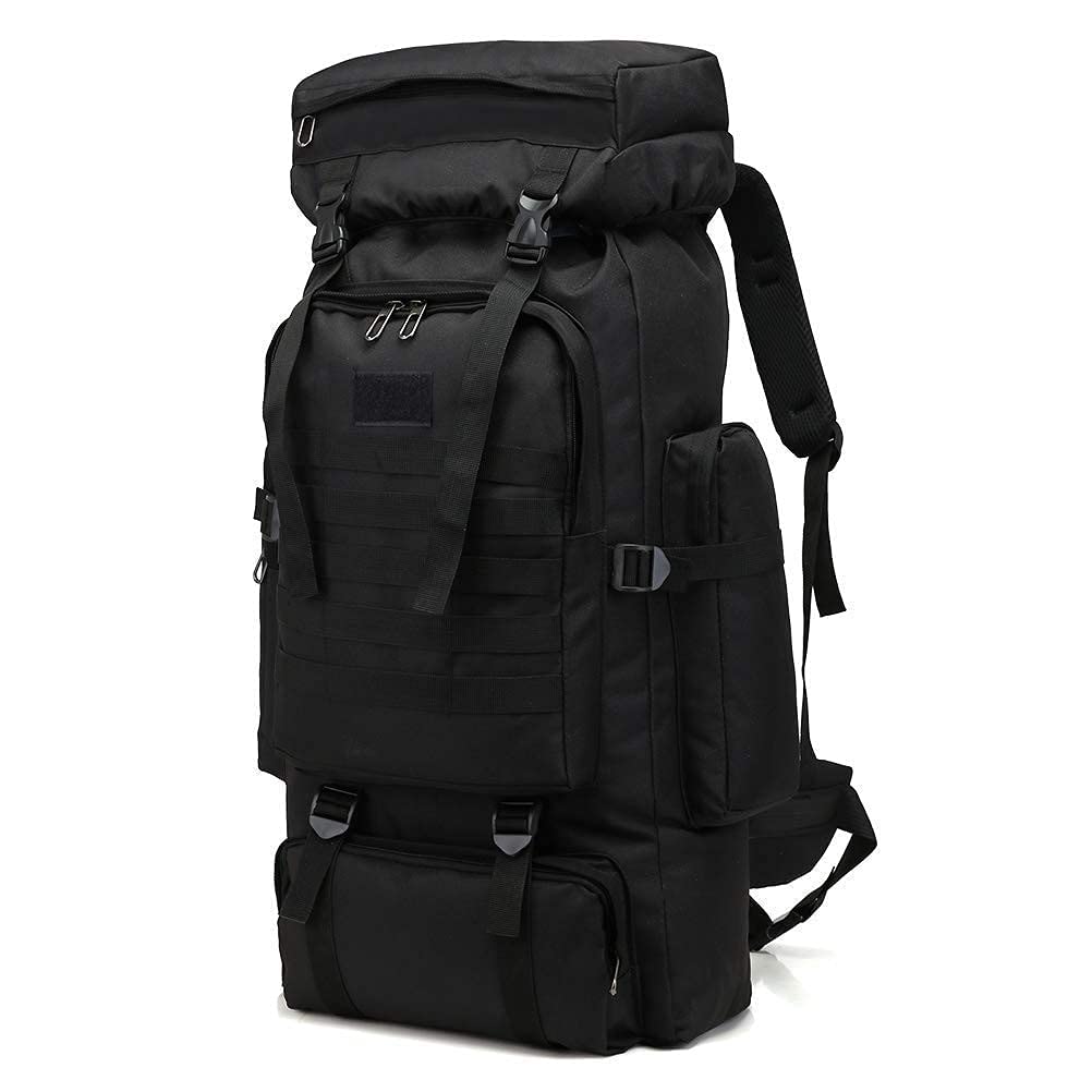 Gross Rucksack 60L-80L Wanderrucksack Wasserdicht für Herren & Damen – Reiserucksack, Notfallrucksac