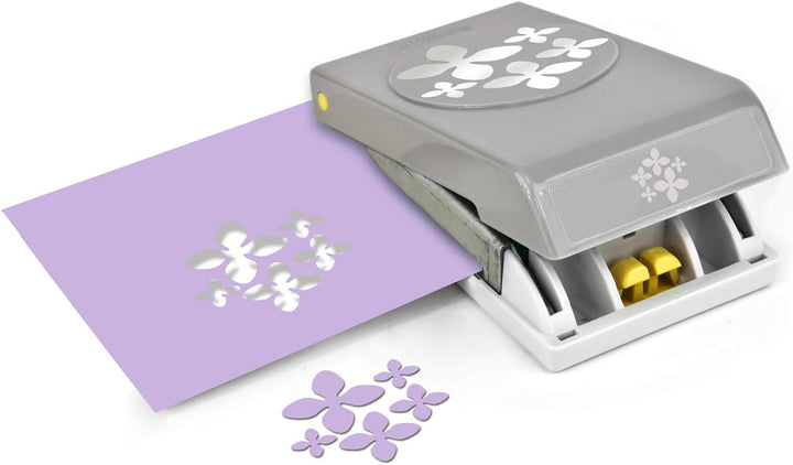 EK Tools EK Punch Lg Confetti Hydrangea Stanzer, Metall, Grau, 7.82 x 15.42 x 3.58 cm, 7.82 x 15.42