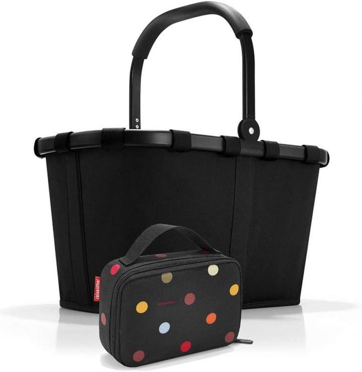 reisenthel, Set aus carrybag BK, thermocase OY, SBKOY, Einkaufskorb mit Kleiner K?hltasche, Frame Bl