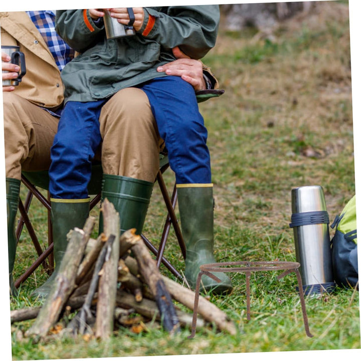 Toyvian Robuster Outdoor Dreibein Feuerstellen Topfständer Aus Hitzebeständig Rostfrei Multifunktion