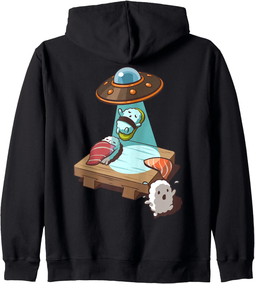 Sushi wird von einem ausserirdischen UFO entführt Kapuzenjacke