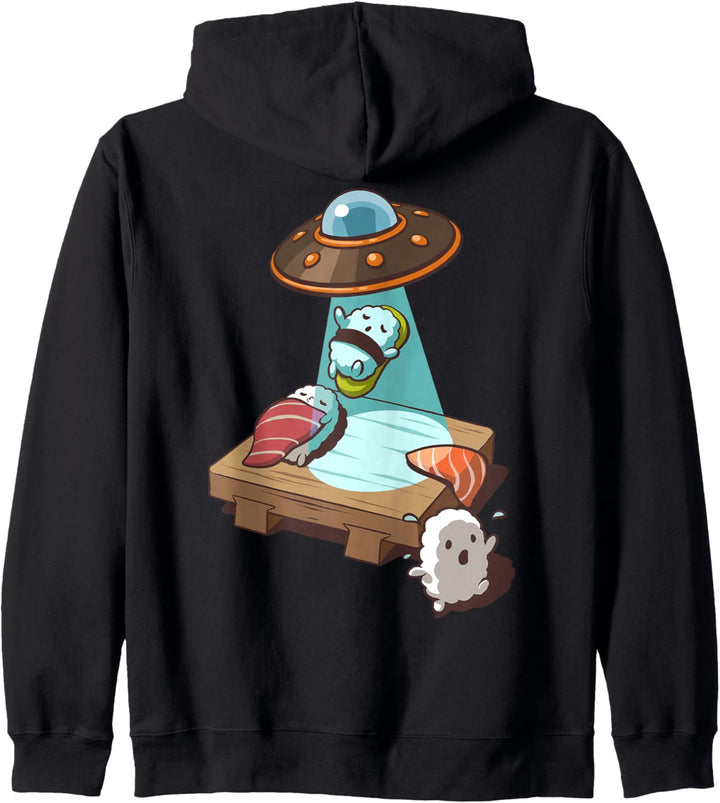 Sushi wird von einem ausserirdischen UFO entführt Kapuzenjacke