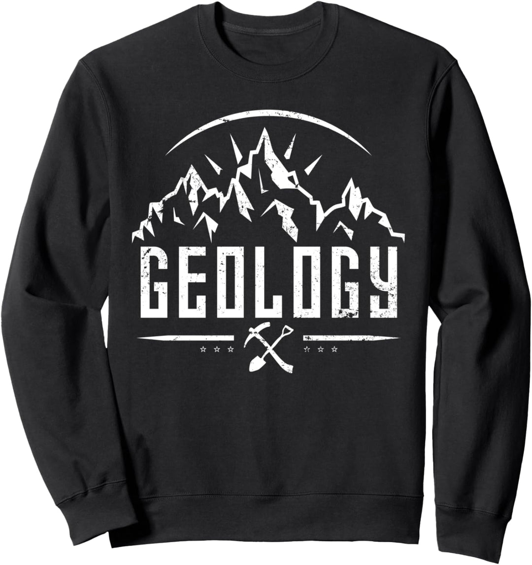 Stein Wissenschaftler Hobby Geologe Geschenk Geologie Sweatshirt