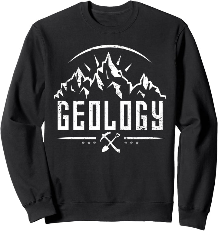 Stein Wissenschaftler Hobby Geologe Geschenk Geologie Sweatshirt