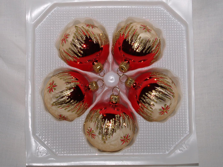 Christbaumkugel 6cm Tradition von Jingle Bells Lauscha