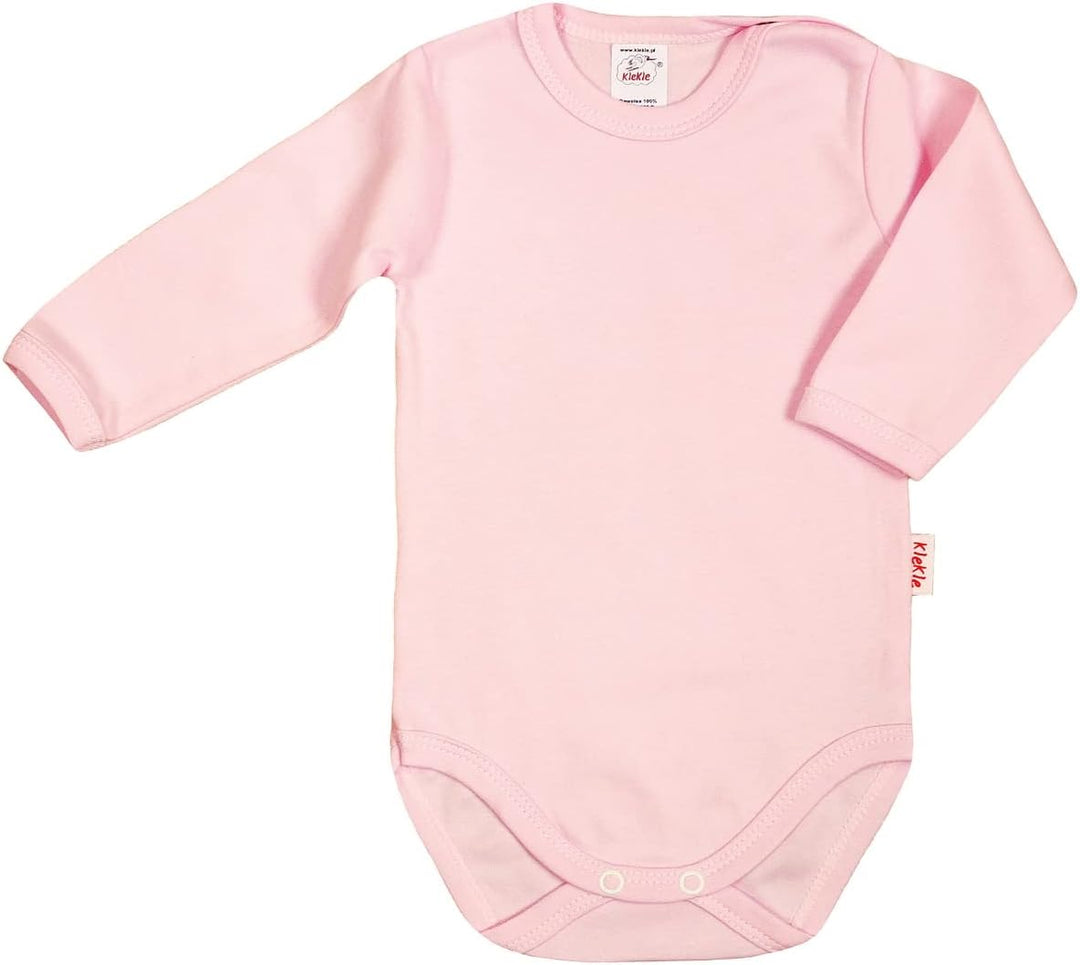 KLEKLE Baby Body - Body Langarm Unisex - 5er-Pack - mit Druckknöpfen - 100% Baumwolle - Babykleidung