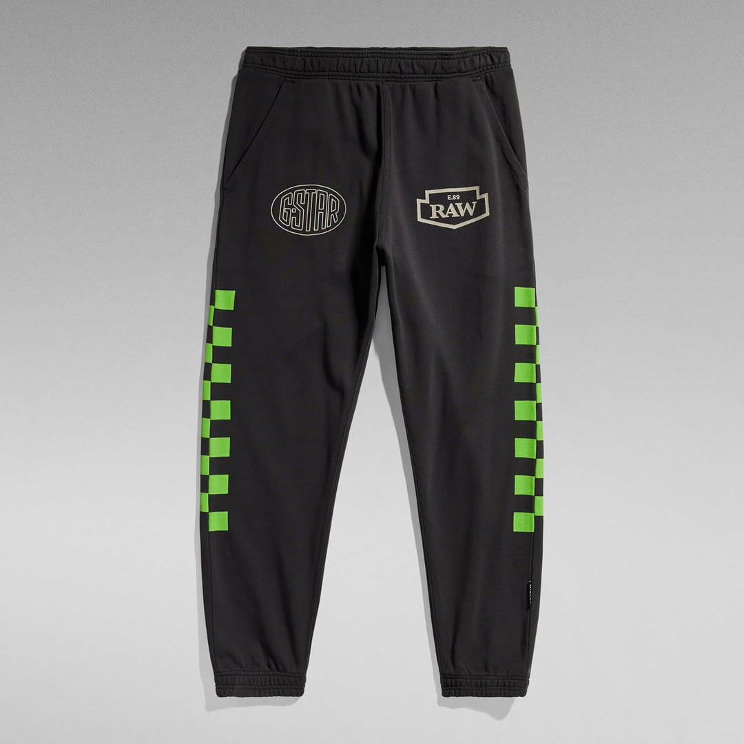 G-Star Herren Moto Graphic Sweat Pants L Schwarz (Dk Black D23912-b782-6484), L Schwarz (Dk Black D2